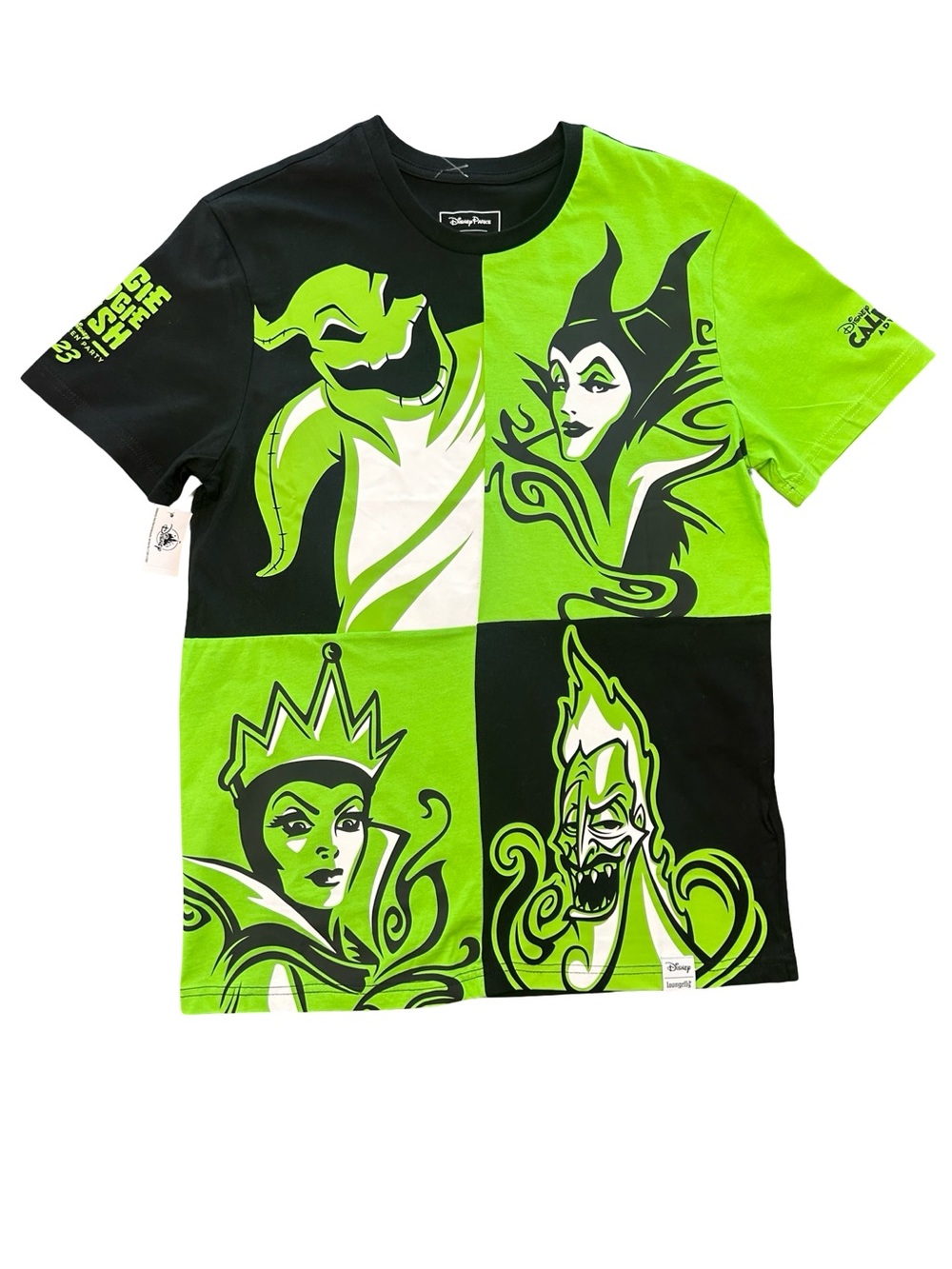 Disney Parks X Loungefly Disney Villians  Oogie Boogie Bash colorblock tee NWT S